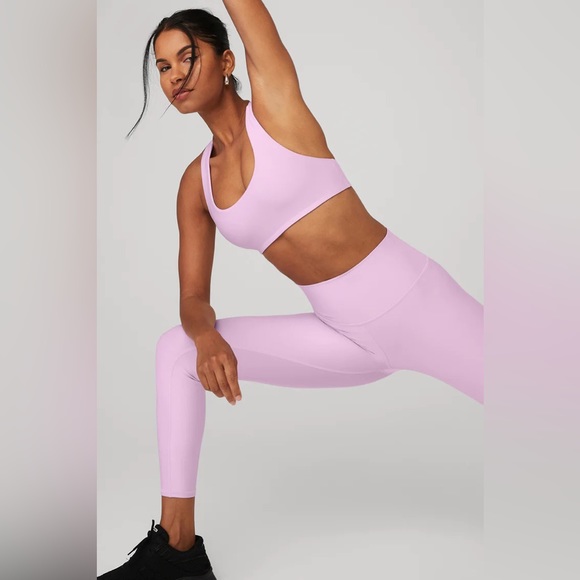 ALO Airlift High Waist Leggings - Sugarplum Pink - Picture 1 of 10